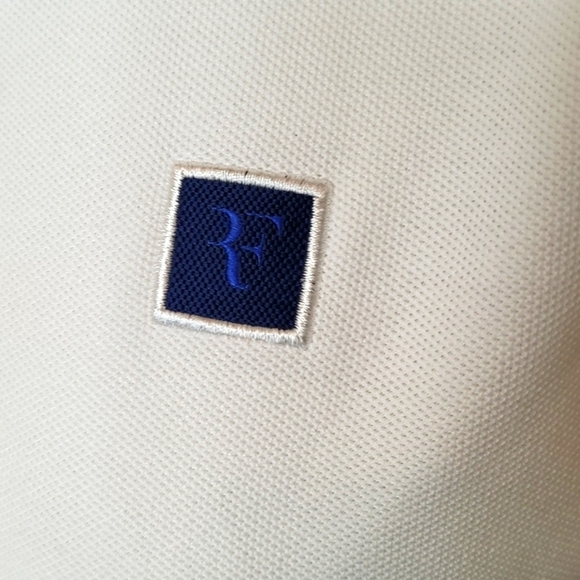 RF x Nike White Polo Collared Shirt - Picture 2 of 7